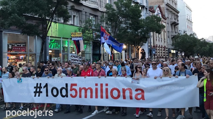 Protest 1 od 5 miliona u subotu u znaku podrške stanarima hotela Bristol
