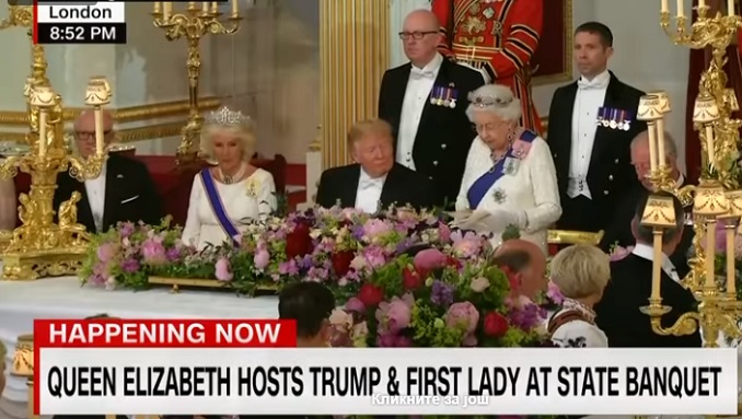 Kraljevski doček za Trampa u Britaniji (VIDEO)