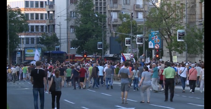 Protest “1 od 5 miliona” u Beogradu, šest meseci od prvog protestnog skupa