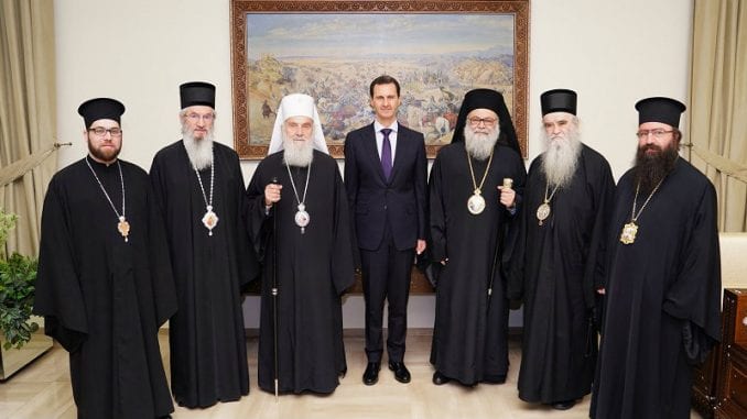 Predsednik Sirije Bašar al Asad primio delegaciju SPC