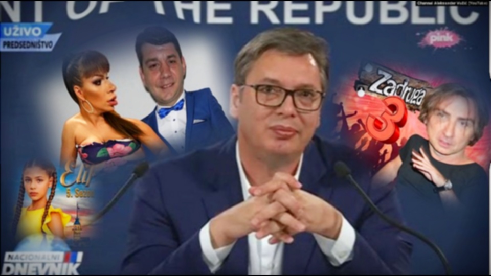 Cezar koji upravlja društvom putem medija: Aleksandar Vučić, najveća zvezda Pinkove Srbije