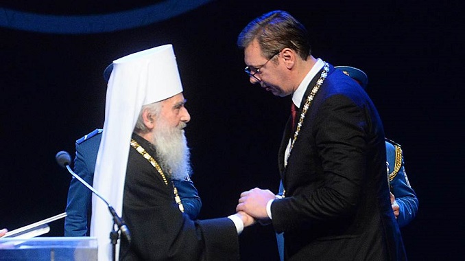 Vučić dobio orden SPC za “očuvanje Kosova i Metohije u sastavu Srbije”