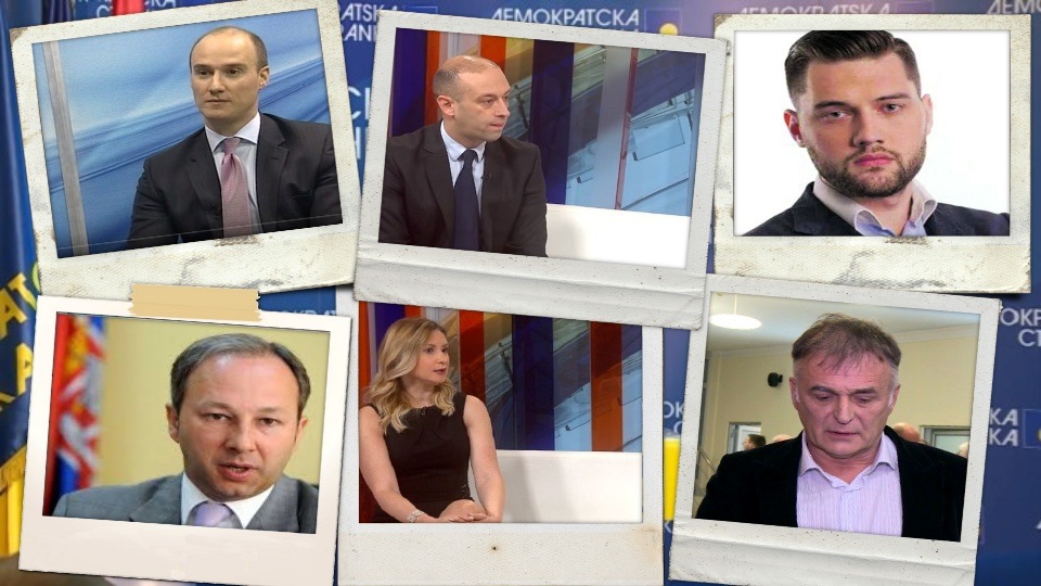 Raspušteni Gradski odbor DS Beograd i Demokratska omladina. Deo članova napustio sednicu