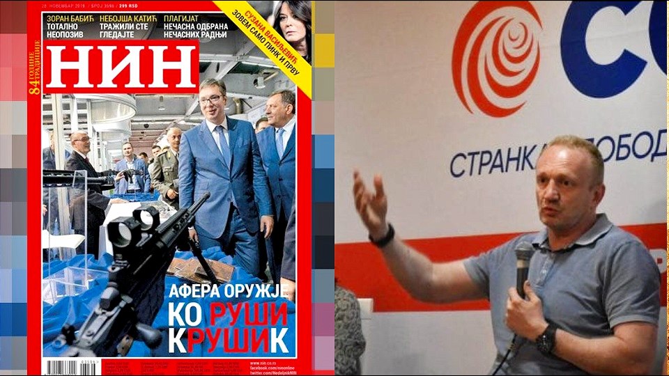 Vučić: Naslovnu stranu NIN-a osmislio Đilas; Brkić je reketaš koji u Tabloidu ne napada SPS
