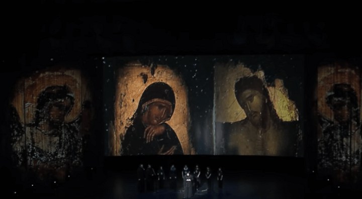 Monah koji služi liturgiju na iščezlom aramejskom jeziku, jeziku kojim je Isus govorio