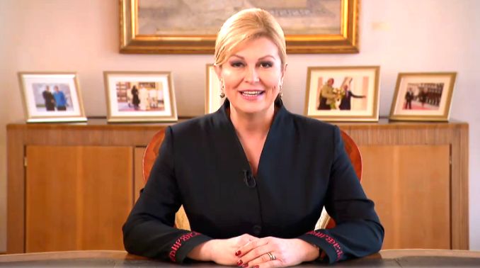 Grabar Kitarović u oproštajnoj poruci: Hrvatska nije usputno stvorena, mala, nemoćna ni neuspešna država