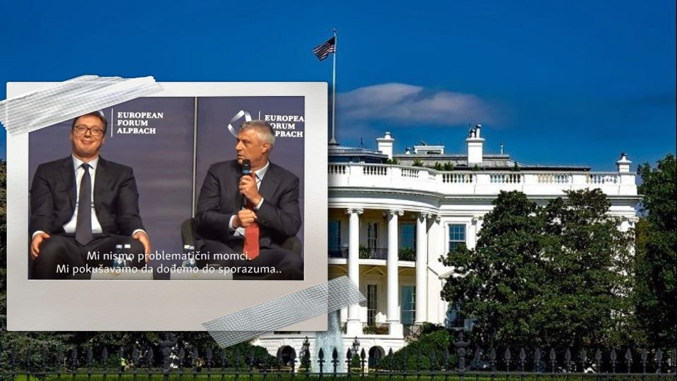 Vučić i Tači se sastali u Beloj kući