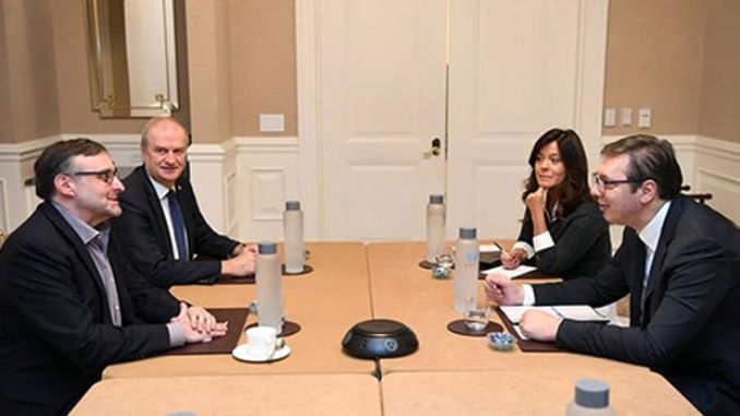 Vučić sa Palmerom u Vašingtonu