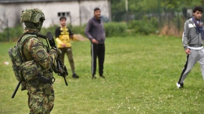 Šid: Vojska već intervenisala, uhapšeno 18 migranata