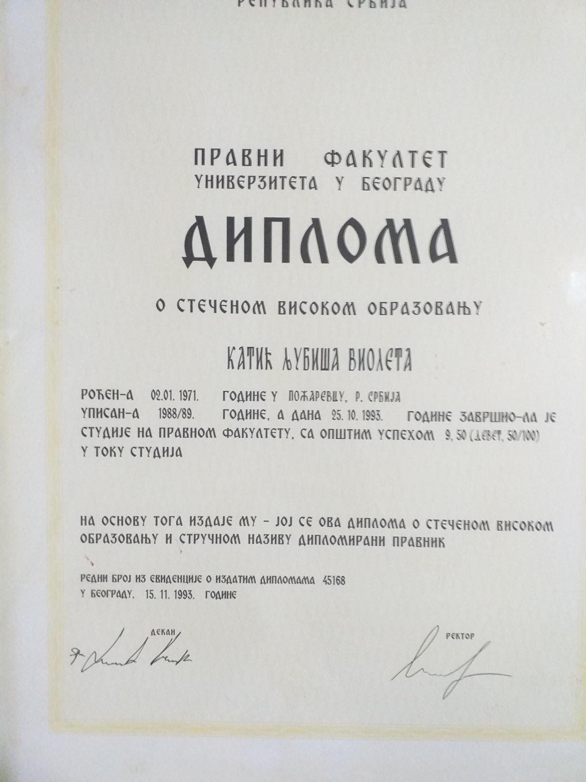 Lažna advokatica nije čak ni diplomirani pravnik!?